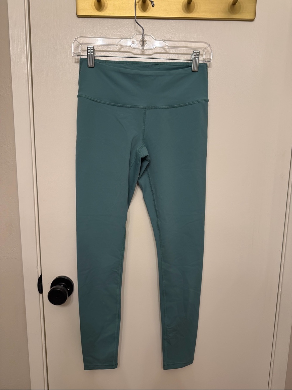 Prana Teal High-Waist Full Length Active Leggings